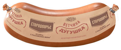 Вареная колбаса и ветчина