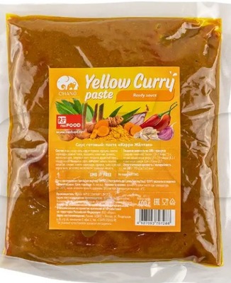 Паста Карри желтая CHANG пакет 400гр 1/24шт Тайланд