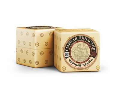 Черный Принц сыр с ароматом топленого молока 50% п/т куб ~3.5кг Сырная Династия
