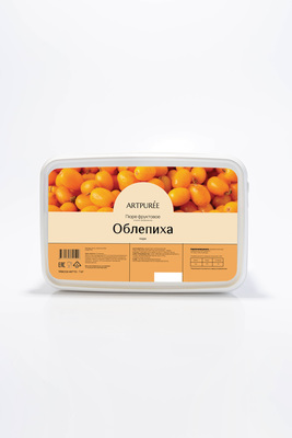 Облепиха пюре замороженное 1кг 1/6шт ARTPUREE