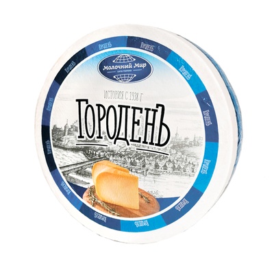 ГороденЪ сыр 45% цилиндр ~8кг/~16кг  Молочный Мир РБ