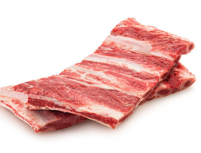 Ребра говяжьи деликатесные  Дельта в/у~4/~9кг+