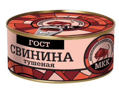 Свинина тушеная Премиум ГОСТ в/с ж/б с ключом 325гр 1/12шт МКК Балтийский