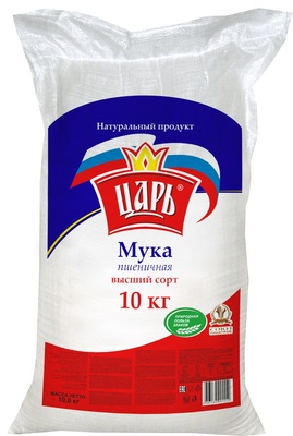Мука Пшеничная в/с 10кг/мешок ТМ Царь