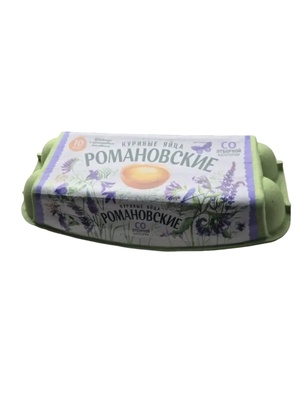 Яйцо С0 фас (10шт) 160шт/кор Романовское
