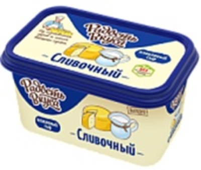 Плавленый сыр Сливочный 30% 380гр 1/6 шт ТМ Радость вкуса