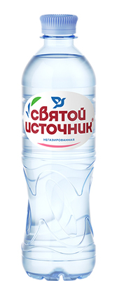 Вода питьевая негаз пл/бут 0,5л (12шт) Святой Источник РФ