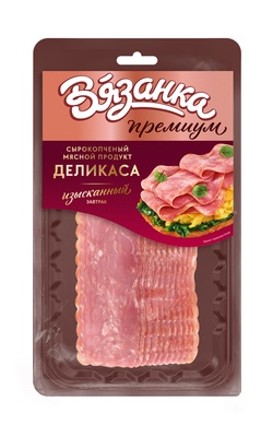 Деликаса Вязанка с/к в/у нарезка 110гр 1/15шт Стародворье