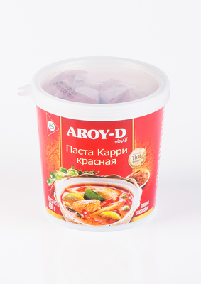 Паста Карри красная 400гр 1/24шт AROY-D Тайланд