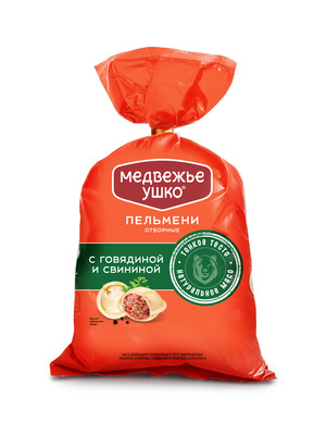 Пельмени Отборные свинина/говядина 900гр 1/8шт Стародворье