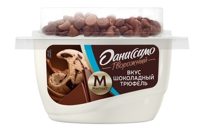 Даниссимо творожный продукт 138гр 1/8шт Шок.трюф.с печ.сахар.браун-мол 5,7%