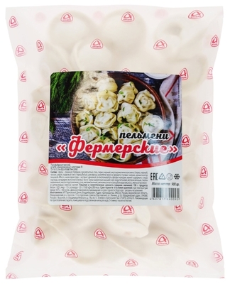 Пельмени Фермерские 900гр 1/6шт Алидан