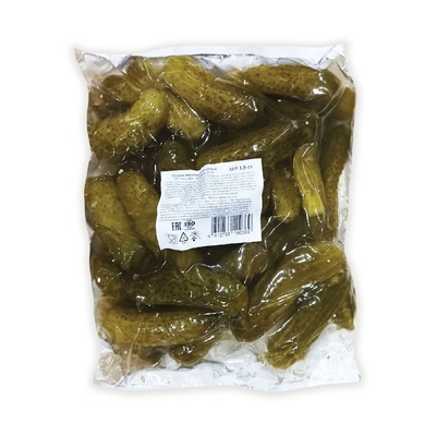Огурцы маринованные целые 6-9 см 9кг/кор (5кг) ТМ Флорека