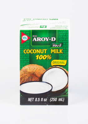 Кокосовое молоко тетра-пак 250гр 1/36шт AROY-D Индонезия