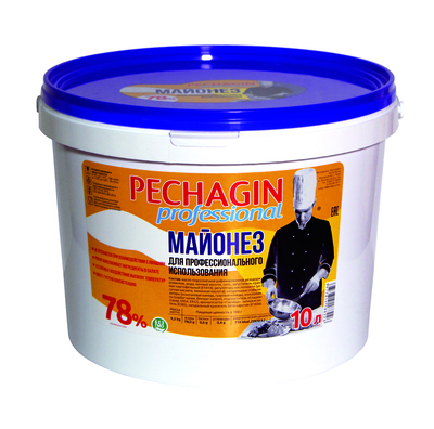 Майонез Pechagin Professional 78% 10л (9,3кг) (ведро) С***