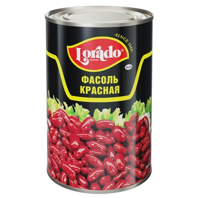 Фасоль красная ж/б 425мл 1/12шт Lorado