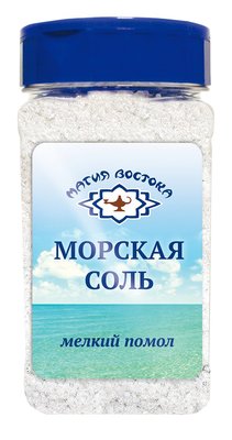 Соль морская мелкий помол 410гр 1/6шт Магия Востока