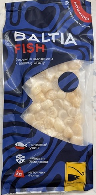 Гребешок морской филе BALTIA FISH уп. 0,5/6 кг+