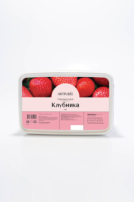 Клубника пюре замороженное 1кг 1/6шт Artpuree