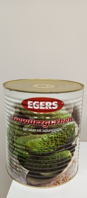 Огурцы в рассоле марин 9,7кг (5,6кг) ж/б ТМ EGERS