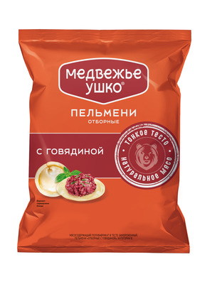 Пельмени Отборные из говядины 430гр 1/16шт Стародворье