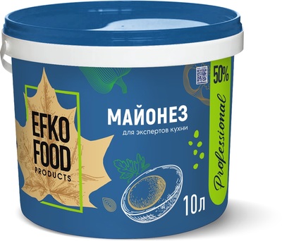 Майонез professional 50% 10л (ведро) EFKO FOOD***