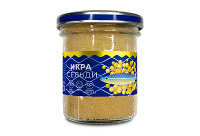 Икра сельди пробойная соленая ст/б 130гр 1/9шт Путина