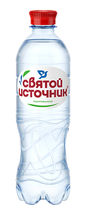 Вода питьевая газ пл/бут 0,5л (12шт) Святой Источник РФ