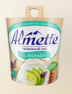 Хохланд Альметте 150гр 60% с авокадо 1/8шт