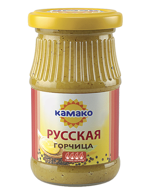 Горчица Русская ст/б 170гр 1/15шт Камако РБ