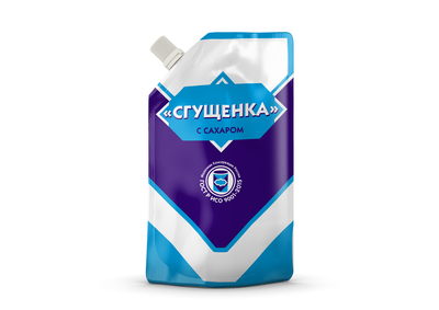 Продукт молокосодержащий Сгущенка с сахаром 8,5% дой-пак 250гр 1/24шт
