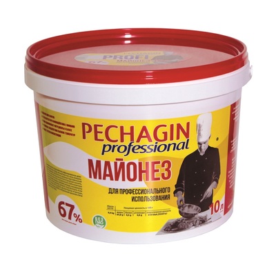 Майонез Pechagin Professional Profi 67% 10л (9,4кг) (ведро)