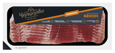 Бекон Столичный (Премиум) с/к в/у нарезка 180гр Черкизово