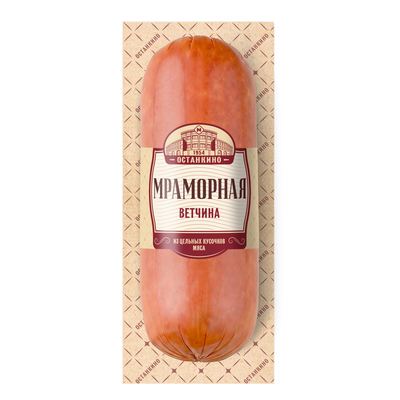 Ветчина Мясная Папа Может вар п/о ~1,5кг Останкино