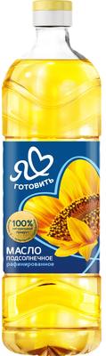 Масло подсолнечное раф дез в/с 1л 1/15шт Я люблю готовить