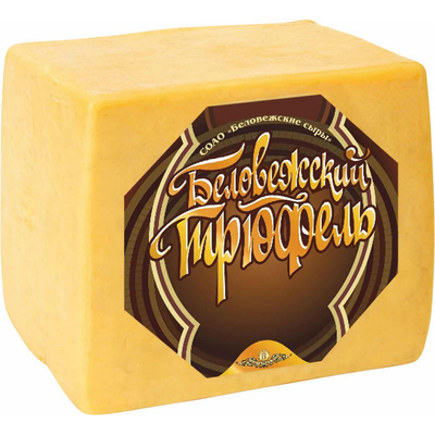 Беловежский трюфель полутв сыр с пажитником и грец. орехом 45% ~1,2 кг/9кг