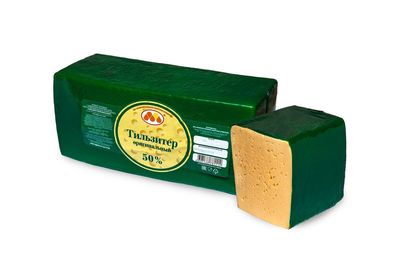 Тильзитер продукт оригинальный с ЗМЖ 50%~4,2кг/~18 брус РФ