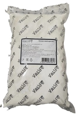 Крахмал кукурузный нативный 1кг 1/15шт VAL'DE