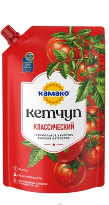 Кетчуп Классический 270гр д/п 1/18шт КАМАКО