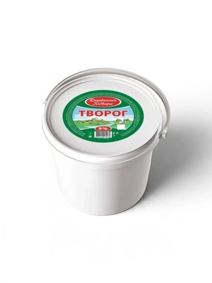 Молокосодержащий продукт по технологии творога 18% 5кг ведро Деревенское подворье