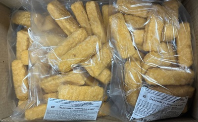 Палочки из минтая в кляре Амур уп. 1/6 кг+