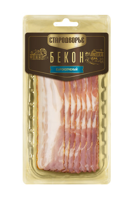 Бекон с/к в/у нарезка 120гр Стародворье
