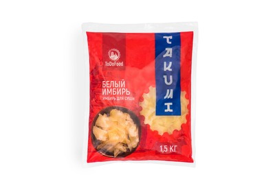 Имбирь белый 1,5кг 1/10шт ToDoFood