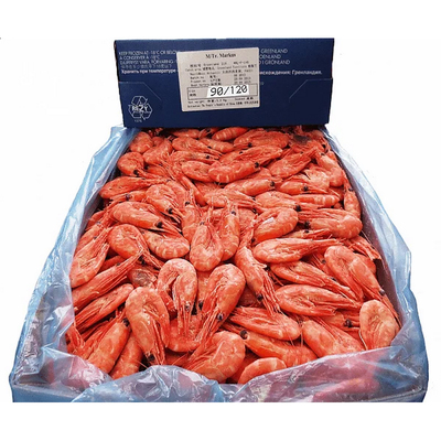 Креветка северная в/м с/г в панцире 90/120+ Гренландия (401) короб. 5 кг
