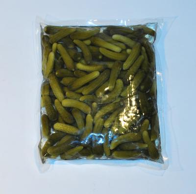 Огурцы (корнишоны) маринованные целые 3-6см 1,8кг (1кг) 1/5шт
РФ