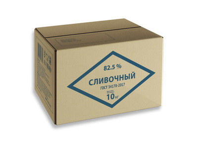 Монолит спред растительно-сливочный Сливочный 82,5% 10кг Экомилк