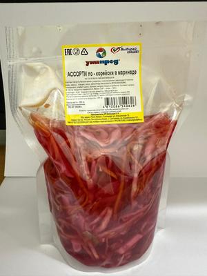 Ассорти по-корейски дой-пак 350гр 1/10шт Унипрод***