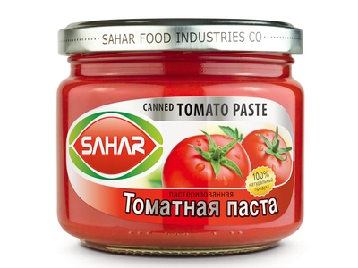 Томатная паста 340гр 25-27% ст/б  1/12шт SAHAR Иран