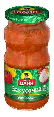 Закусочка Венгерская ст/б 460гр 1/8шт Дядя Ваня РФ