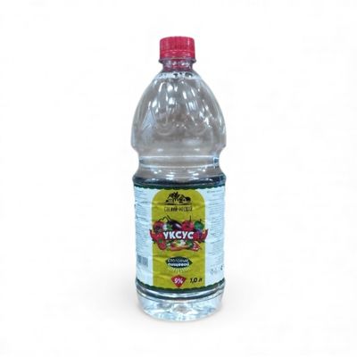 Уксус столовый пищевой 9% 1л 1/9шт Свежий урожай РФ